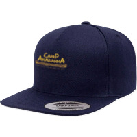 Cartoon Salute Your Shorts Camp Anawanna Quote 5 Panel Snapback Cap | Artistshot