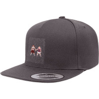 Firebringer _quot_together_quot_ With Lyrics Background 5 Panel Snapback Cap | Artistshot