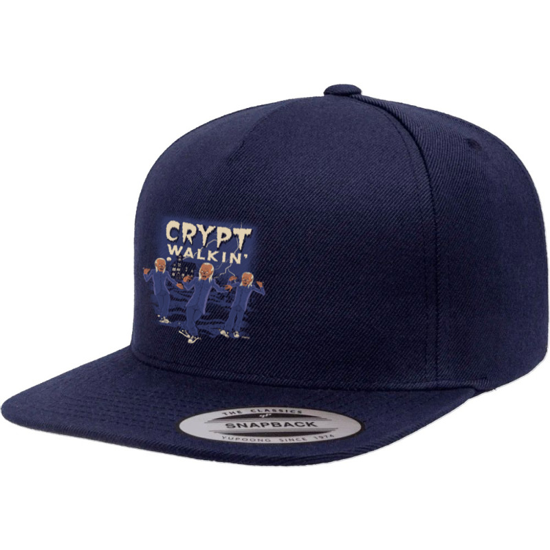 Crypt Walkin' 5 panel snapback cap by atereabag | Artistshot