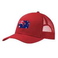 Lacrosse Flag With Stickhead - Australia Pa Trucker Cap | Artistshot