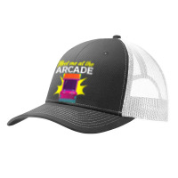 Womens Meet Me At The Arcade Gaming Video Game Player Gamer V Neck T S Pa Trucker Cap | Artistshot