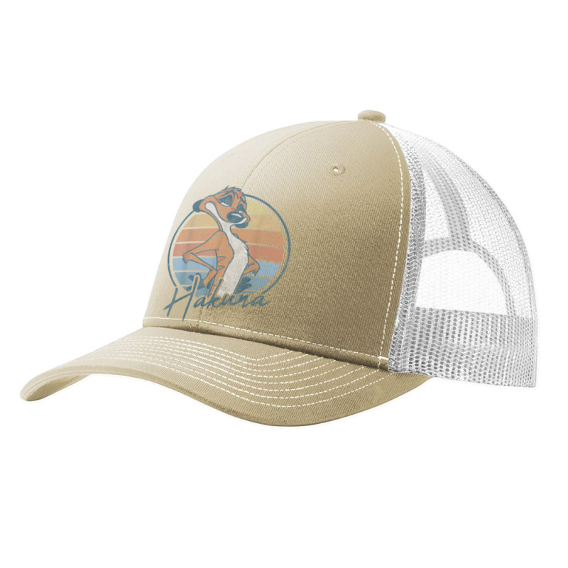 The Lion & King Timon Hakuna Retro Portrait Pa Trucker Cap by althubich | Artistshot