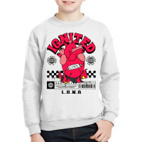 Ignited Lung Youth Sweatshirt | Artistshot