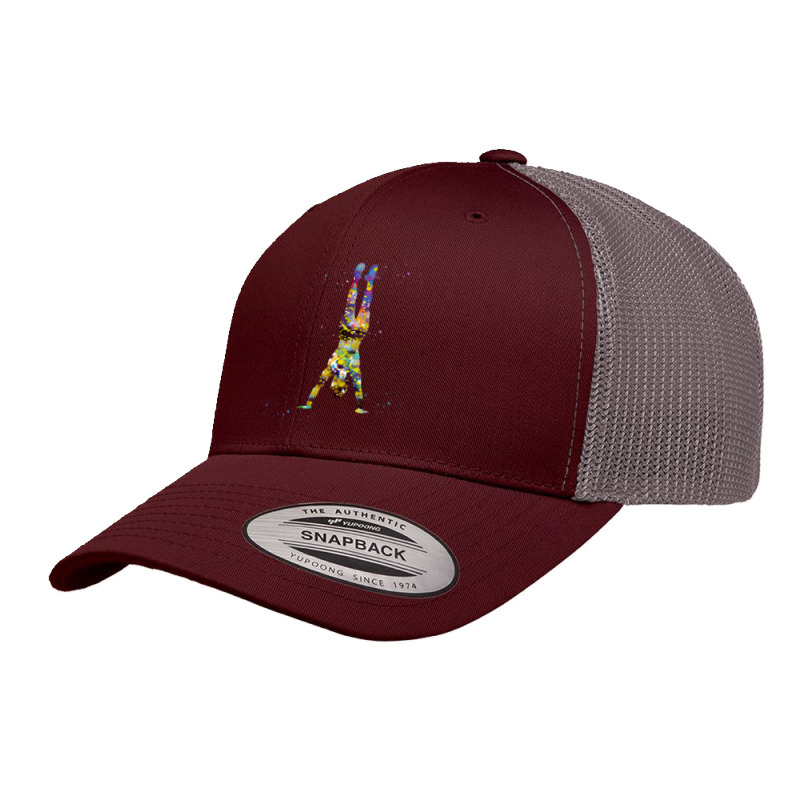 Handstand Retro Trucker Cap by greggjvandervor | Artistshot