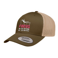 Gymnastics Focus On The Outcome Bars Beam Gymnast Retro Trucker Cap | Artistshot