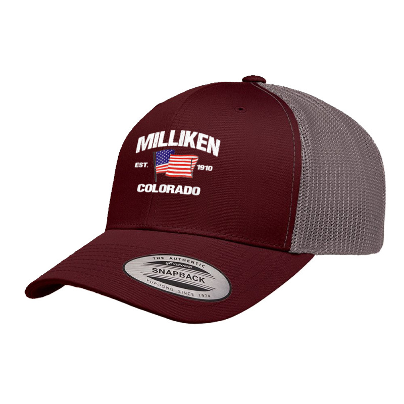 Milliken Colorado Co Usa Stars & Stripes Vintage Style Retro Trucker Cap by JOHNDTROUTMAN | Artistshot