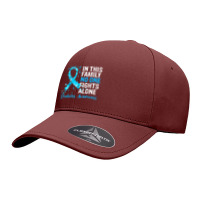 In This Family No One Fights Diabetes Alone Warrior Type 1 T Shirt Seamless Cap | Artistshot