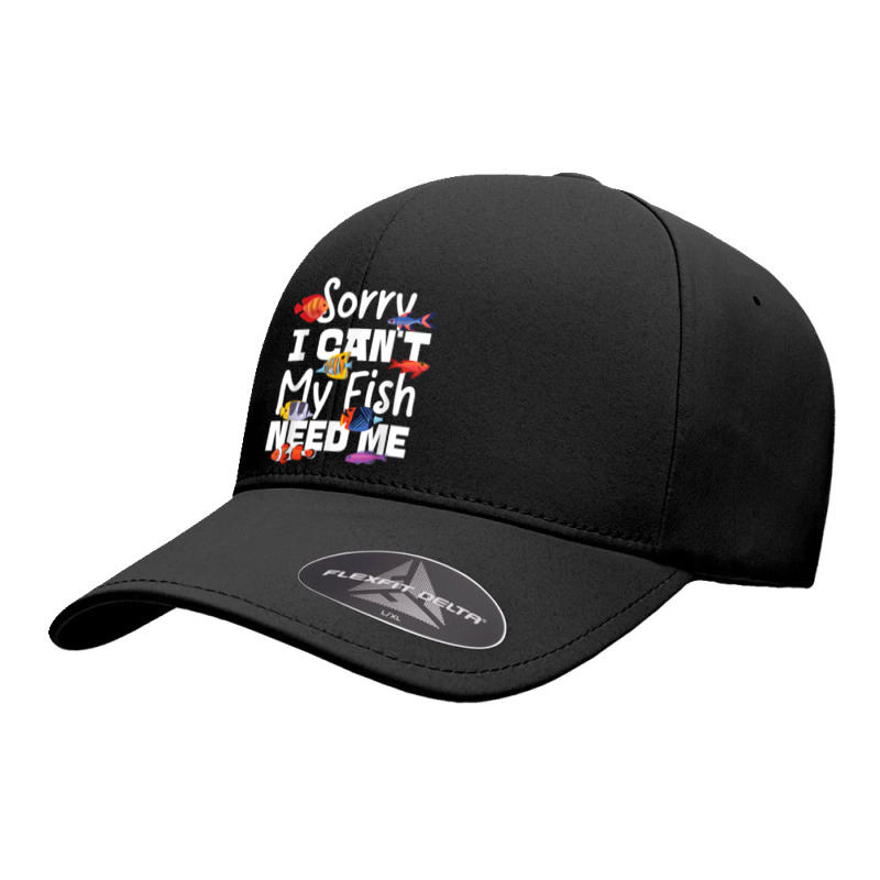 Saltwater Aquarium Sorry I Can't My Fish Need Me T Shirt Seamless Cap by zaeske | Artistshot