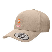 Tick Tock Floral Fox Yupoong Trucker Cap | Artistshot