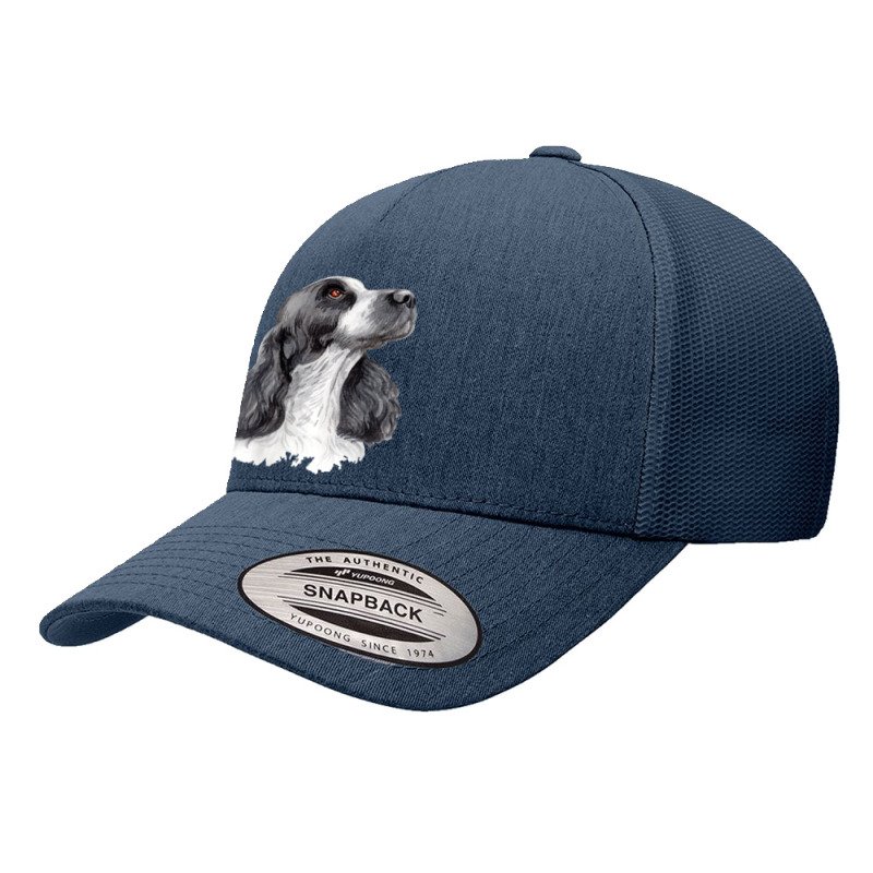 Womens English Springer Spaniel Watercolor For Dog Owners V Neck T Shi Yupoong Trucker Cap by cm-arts | Artistshot