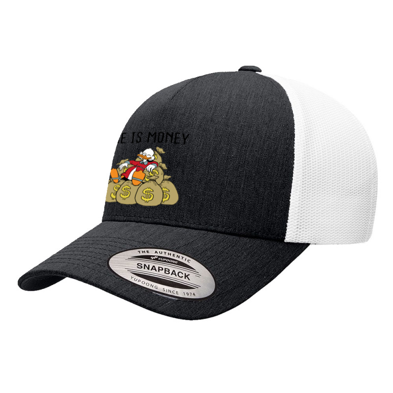 Time Is Money Scrooge Yupoong Trucker Cap by cm-arts | Artistshot