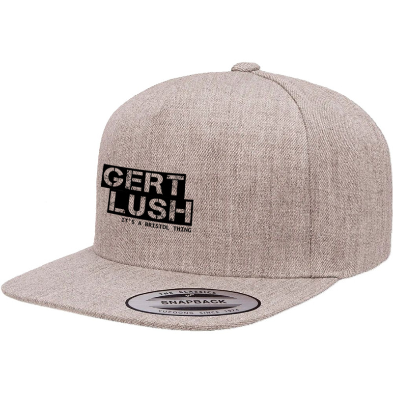 Gert Lush - It_s A Bristol Thing - Black Text 5 panel snapback cap by THOMASRAFFERTY | Artistshot