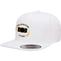 Pennsylvania Total Solar Eclipse Path 2024 Eclipse Souvenir T Shirt 5 Panel Snapback Cap | Artistshot