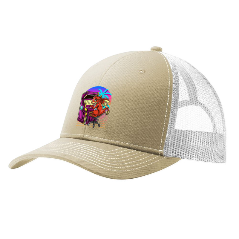 Cyberpunk Arcade Gaming Dragon Video Pa Trucker Cap by FrankJohnson | Artistshot