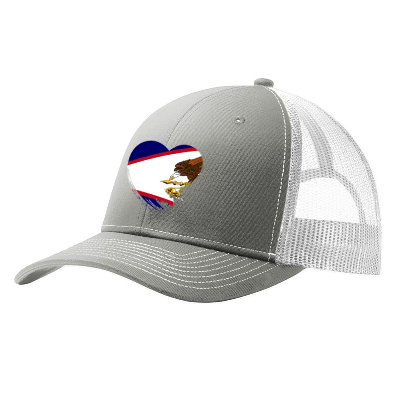 American Samoa American Samoan Heart Love Flag Pa Trucker Cap by CathyCurry | Artistshot