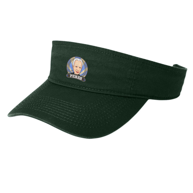 Shimon Peres Israeli President Prime Minister Retro Style Fashion Visor by Adcock Salmon | Artistshot