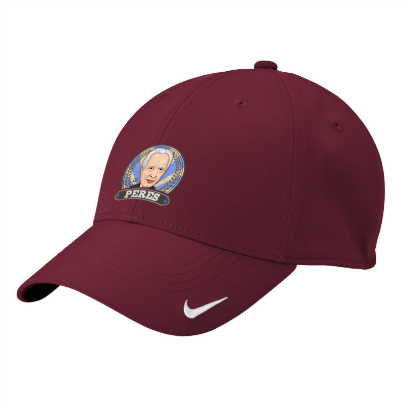 Shimon Peres Israeli President Prime Minister Retro Style Nike Dri-FIT Cap by Adcock Salmon | Artistshot