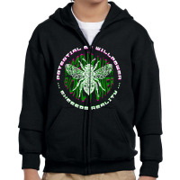 Buzzing With Bionic Power Youth Zipper Hoodie | Artistshot