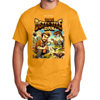 Dino Detective Dan Basic T-shirt | Artistshot