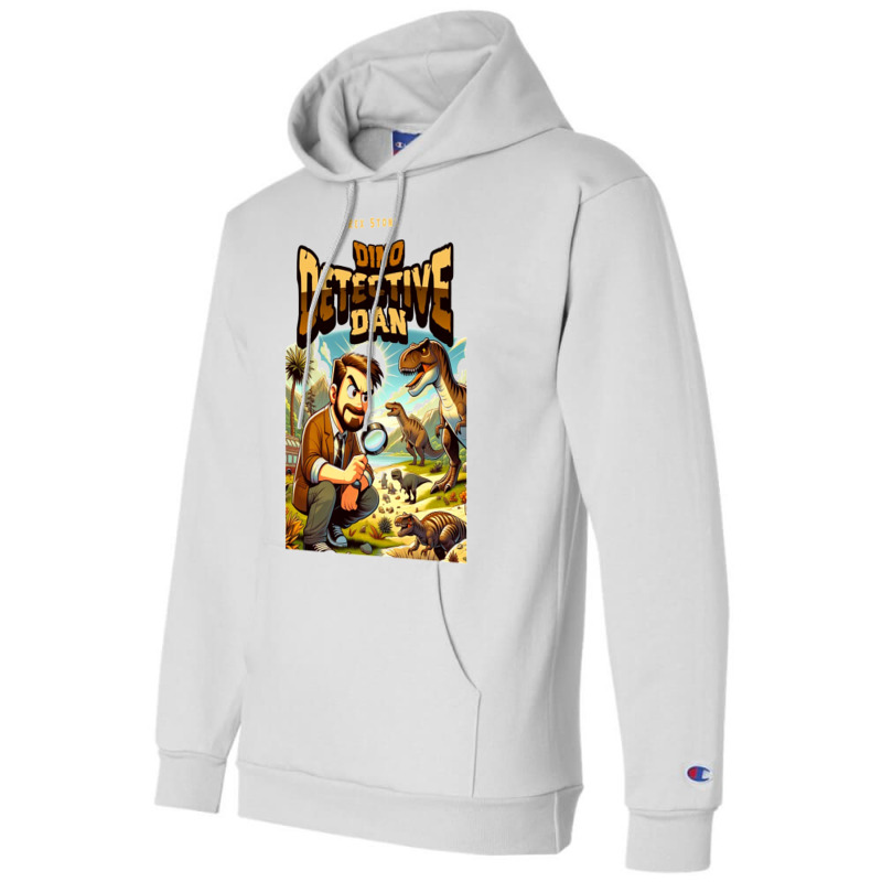 Dino Detective Dan Champion Hoodie by New Nice Shirt | Artistshot