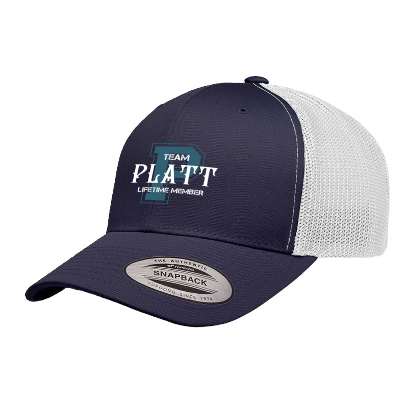 Team Platt Lifetime Member Retro Trucker Cap by mckeebeckett3l9yxd | Artistshot