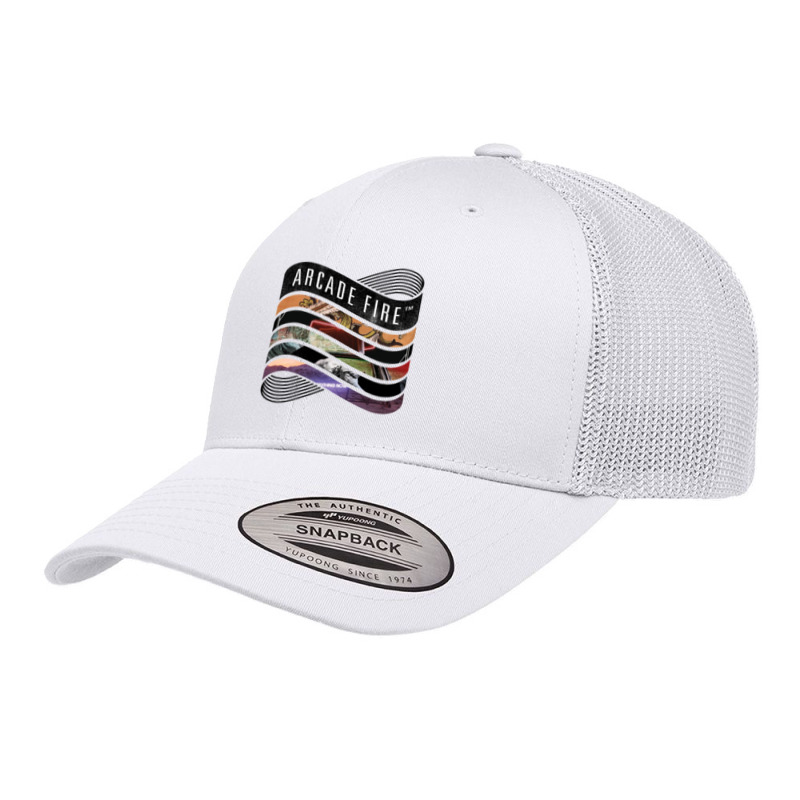 Arcade Fire - Discography Retro Trucker Cap by LuceroCrystalMurillo | Artistshot