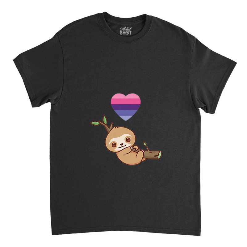 Omnisexual Sloth Lgbtqia Pride Flag Kawaii Aesthetic Premium Classic T-shirt by ThienThuong | Artistshot