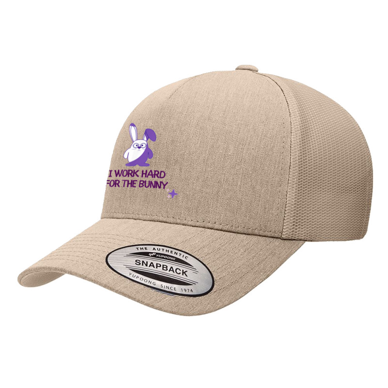 Bunny Memes Cute Kawaii Art I Work Hard For The Purple Bunny Yupoong Trucker Cap by MandyMOerke | Artistshot