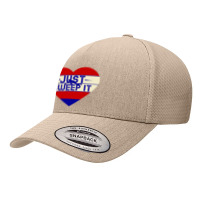 Curling Player   Just Sweep It Curling Sport Heart Yupoong Trucker Cap | Artistshot