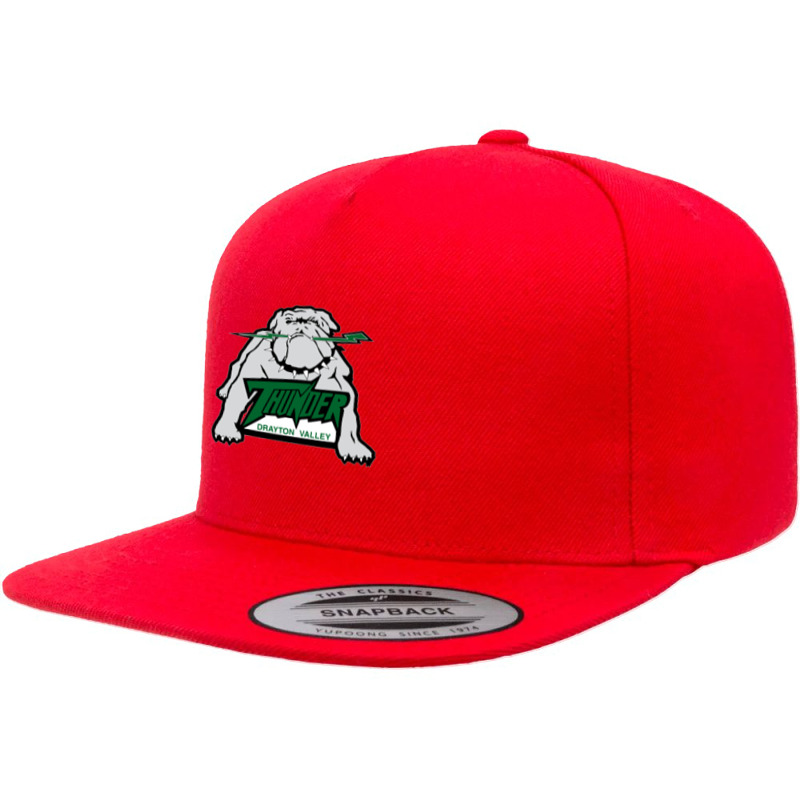 Drayton Valley Thunder 5 panel snapback cap by cm-arts | Artistshot