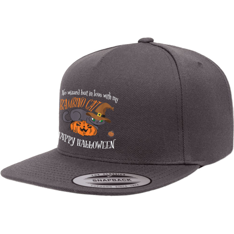 Bambino Cat   Cat Lover Not A Wizard Funny Halloween 5 panel snapback cap by Stunner | Artistshot