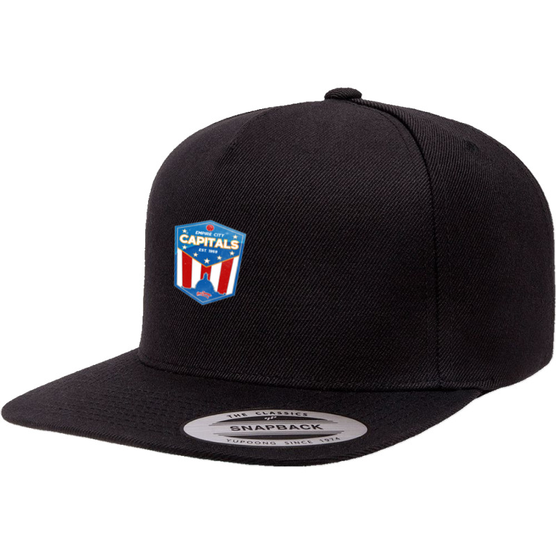 Empire City Capitals Basketball 5 panel snapback cap by cm-arts | Artistshot