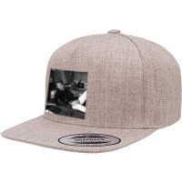 Austin Butler Black And White 5 Panel Snapback Cap | Artistshot