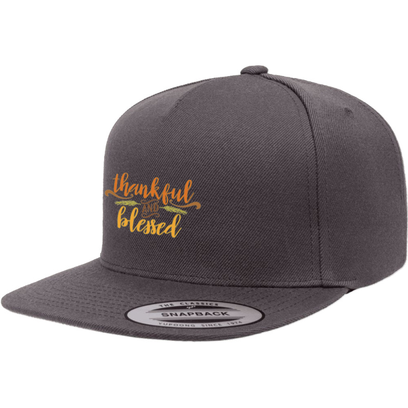 Thank Ful And Flessed Premium 5 panel snapback cap by BERNARDMATTHEWS2 | Artistshot