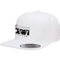 Trevor Red Photo Castlevania 5 Panel Snapback Cap | Artistshot