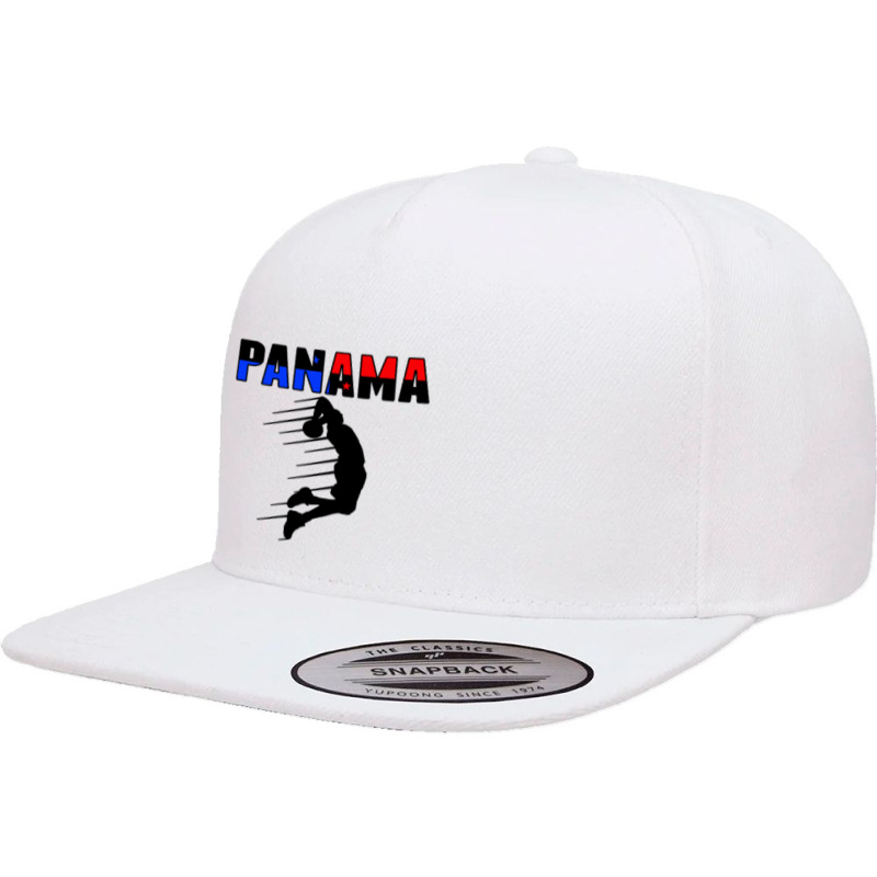 Proud Panama Basketball Fans Jersey 5 panel snapback cap by Purplebubbles | Artistshot