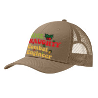 Groovy Nice Naughty Combat Engineer Christmas List Pa Trucker Cap | Artistshot