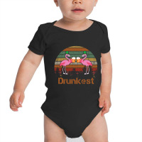 Drunkest Flamingo Patricks Baby Bodysuit | Artistshot