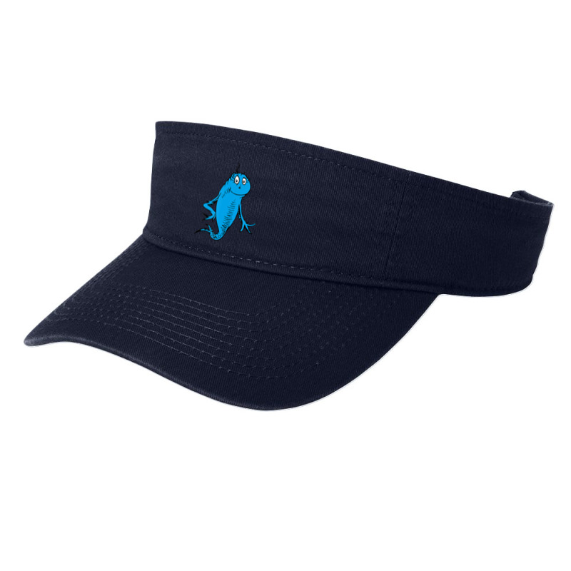 Dr. Seuss Blue Fish Fashion Visor by cm-arts | Artistshot