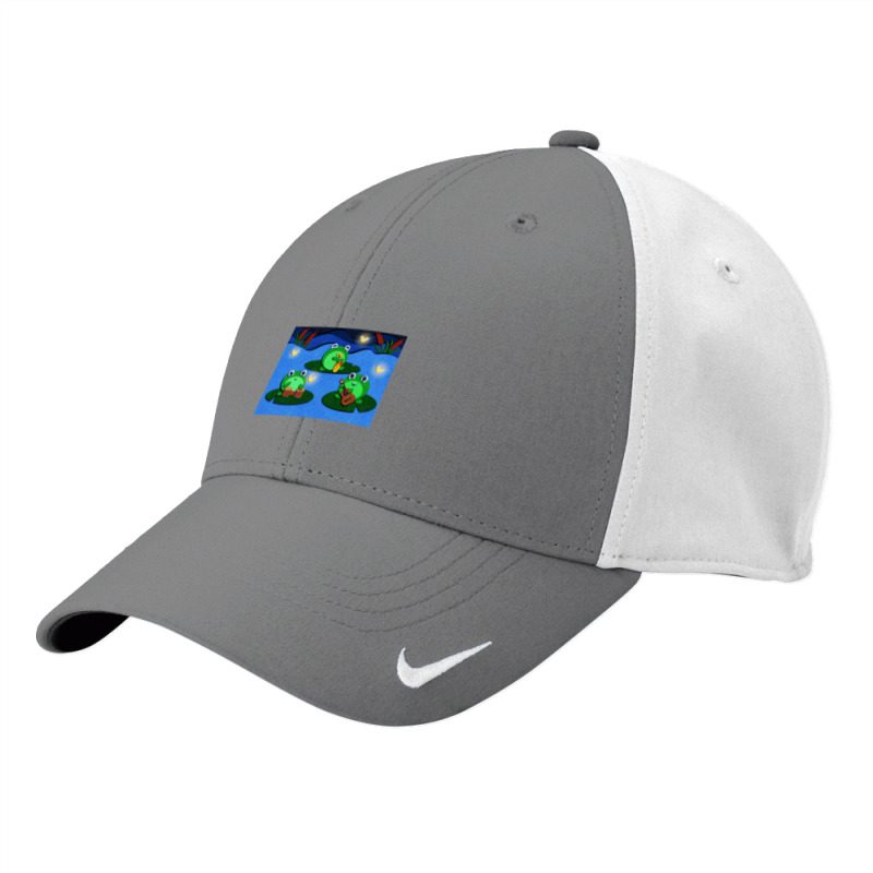 Cute Frogs Playing Musical Instruments Nike Dri-FIT Cap by JAMESDSHARP | Artistshot