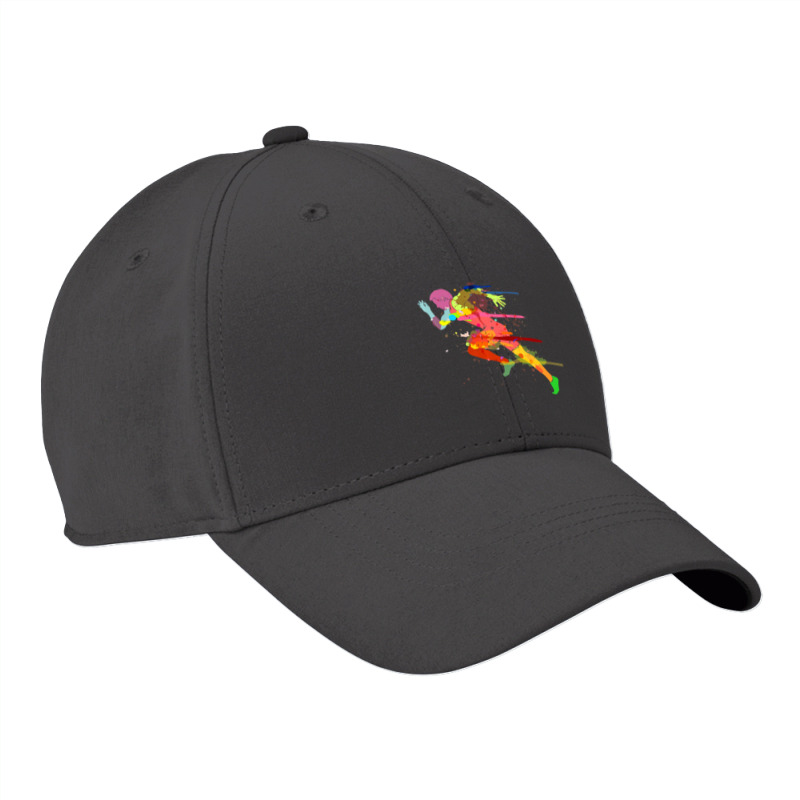 Sprinter Track And Field Runner Running Marathon Gift Idea Premium Nike Dri-FIT Cap by cm-arts | Artistshot