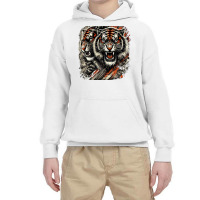 Tiger Gritty Youth Hoodie | Artistshot