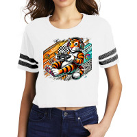 Tiger Gritty Scorecard Crop Tee | Artistshot