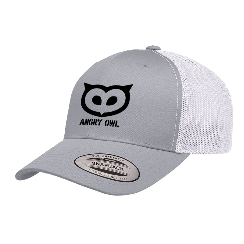 Angry Black Owl Retro Trucker Cap by CHRISTOPHERBARRERAS | Artistshot