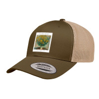 Claude Monet - Yellow Artichoke Flowers Retro Trucker Cap | Artistshot