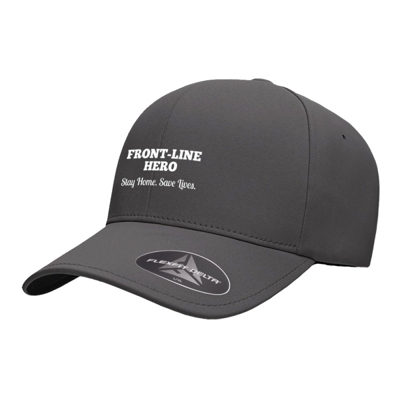 Front Line Hero - Stay Home, Save Lives Quarantine Seamless Cap by greggjvandervor | Artistshot