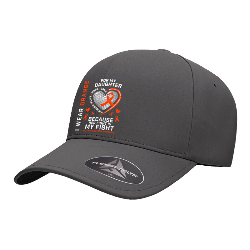 Ms Fight Daughter Multiple Sclerosis Awareness Seamless Cap by Min09 | Artistshot