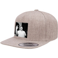 Martin Luther King Peace Symbol 5 Panel Snapback Cap | Artistshot