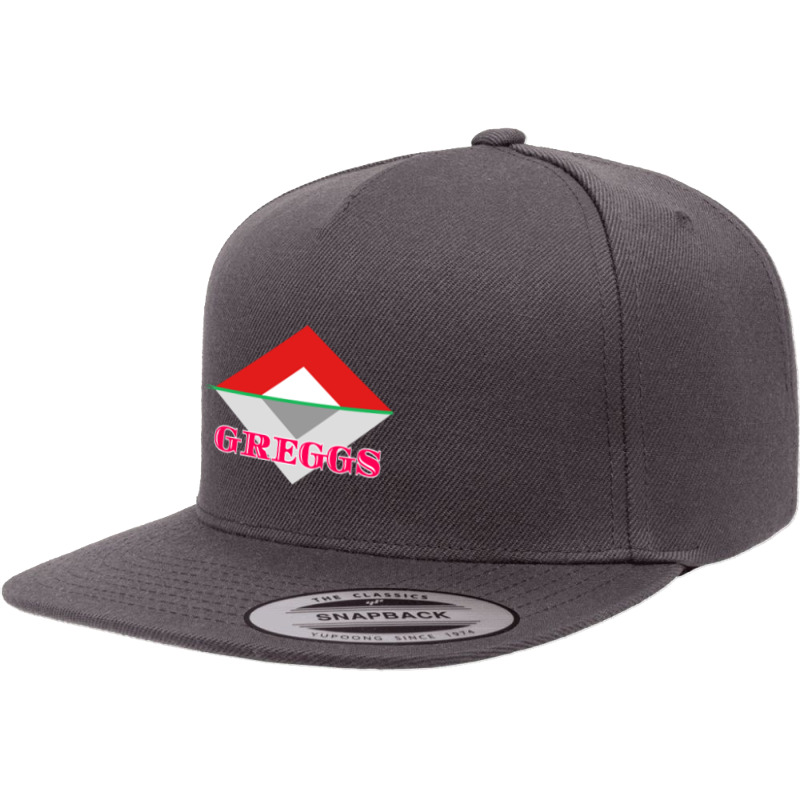 Greggs - Funny Sausage Roll 5 panel snapback cap by cm-arts | Artistshot