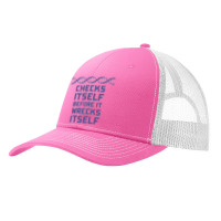 Check Yourself Before You Wreck Your Dna Genetics Pa Trucker Cap | Artistshot